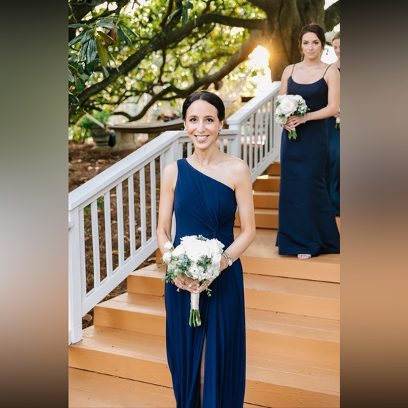 BHLDN Navy Brixen Bridesmaid Dress (US 0) - Picture 6 of 6